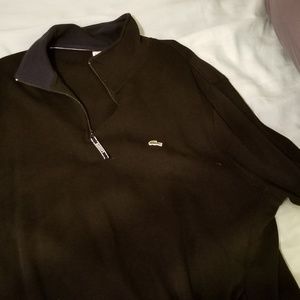 Lacoste quarter zip sweater